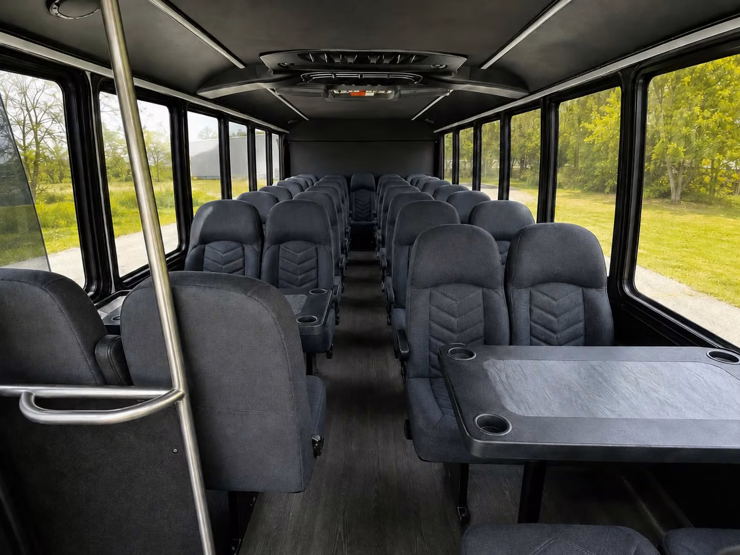 15 passenger minibus inside