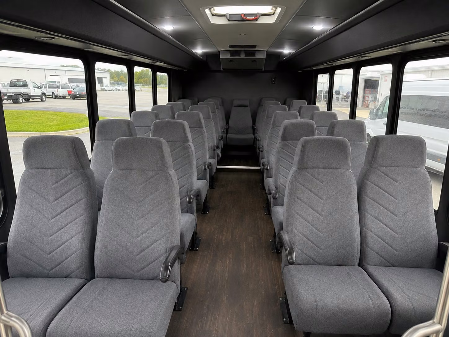 18 passenger minibus inside