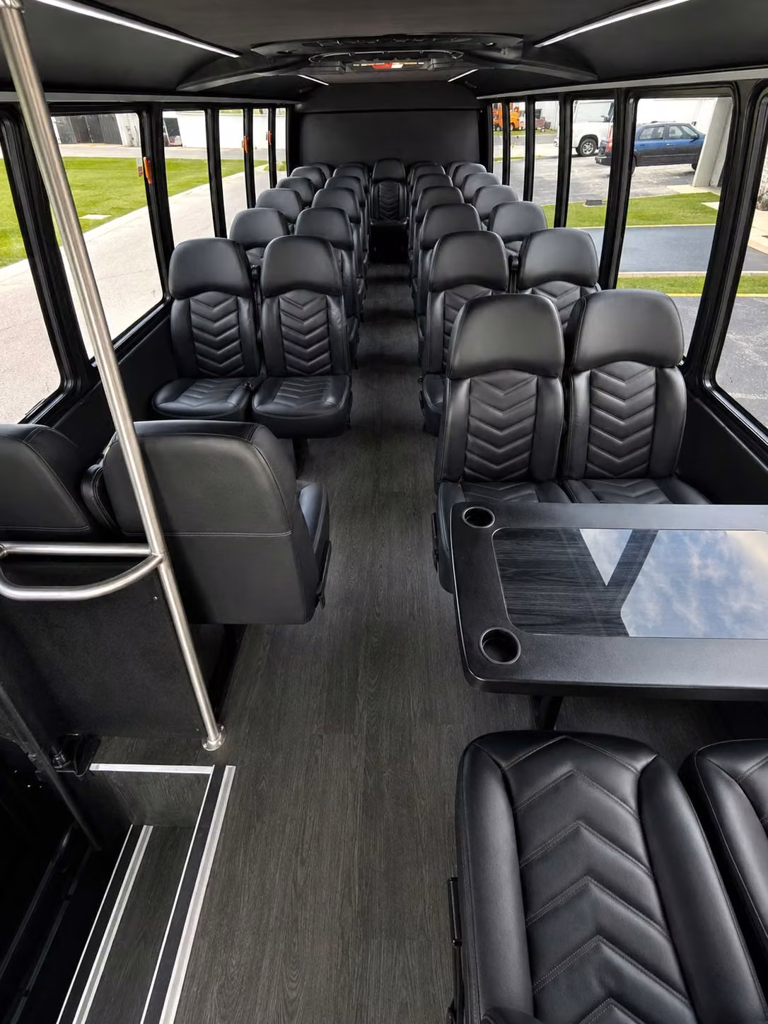 18 passenger minibus interior