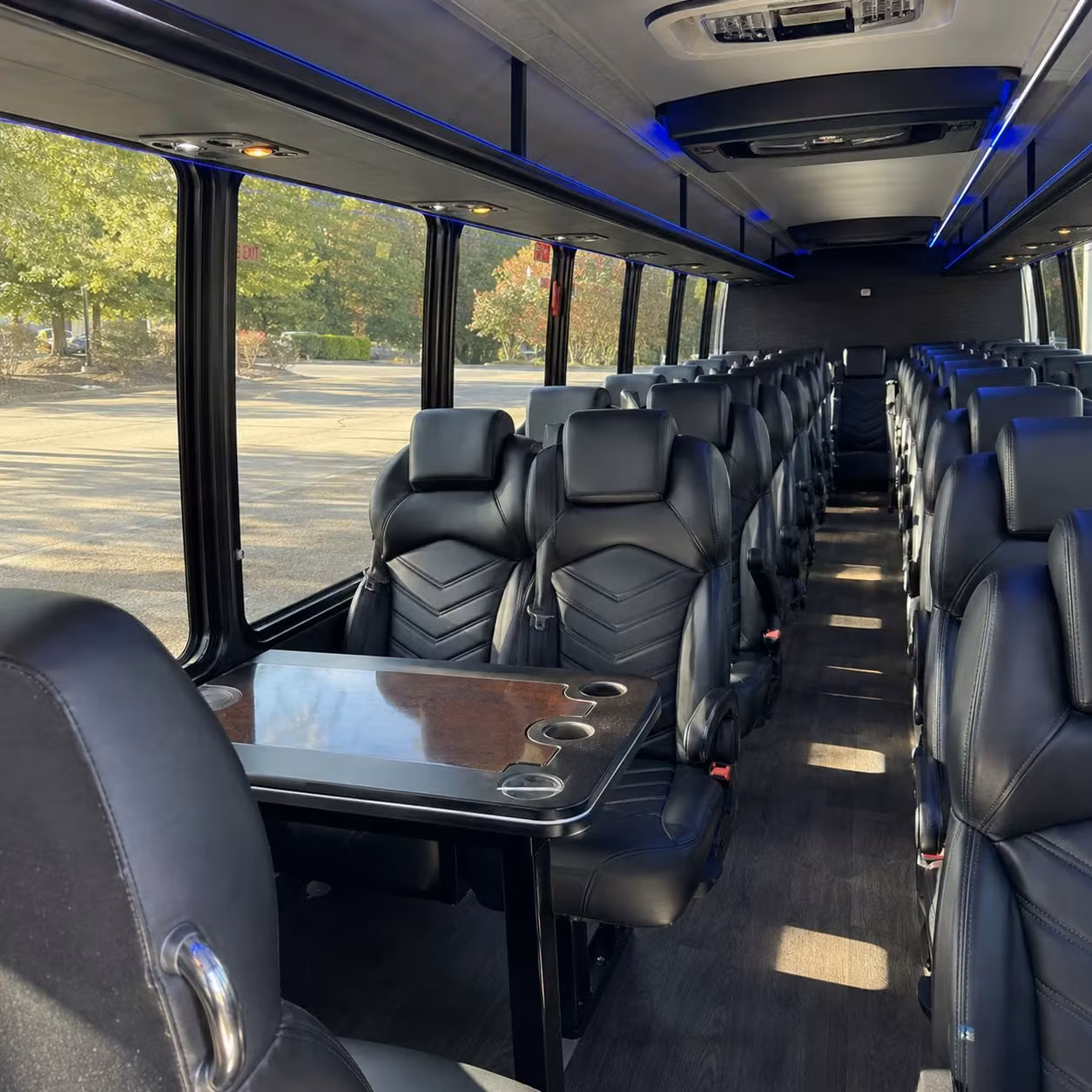 25 passenger minibus inside