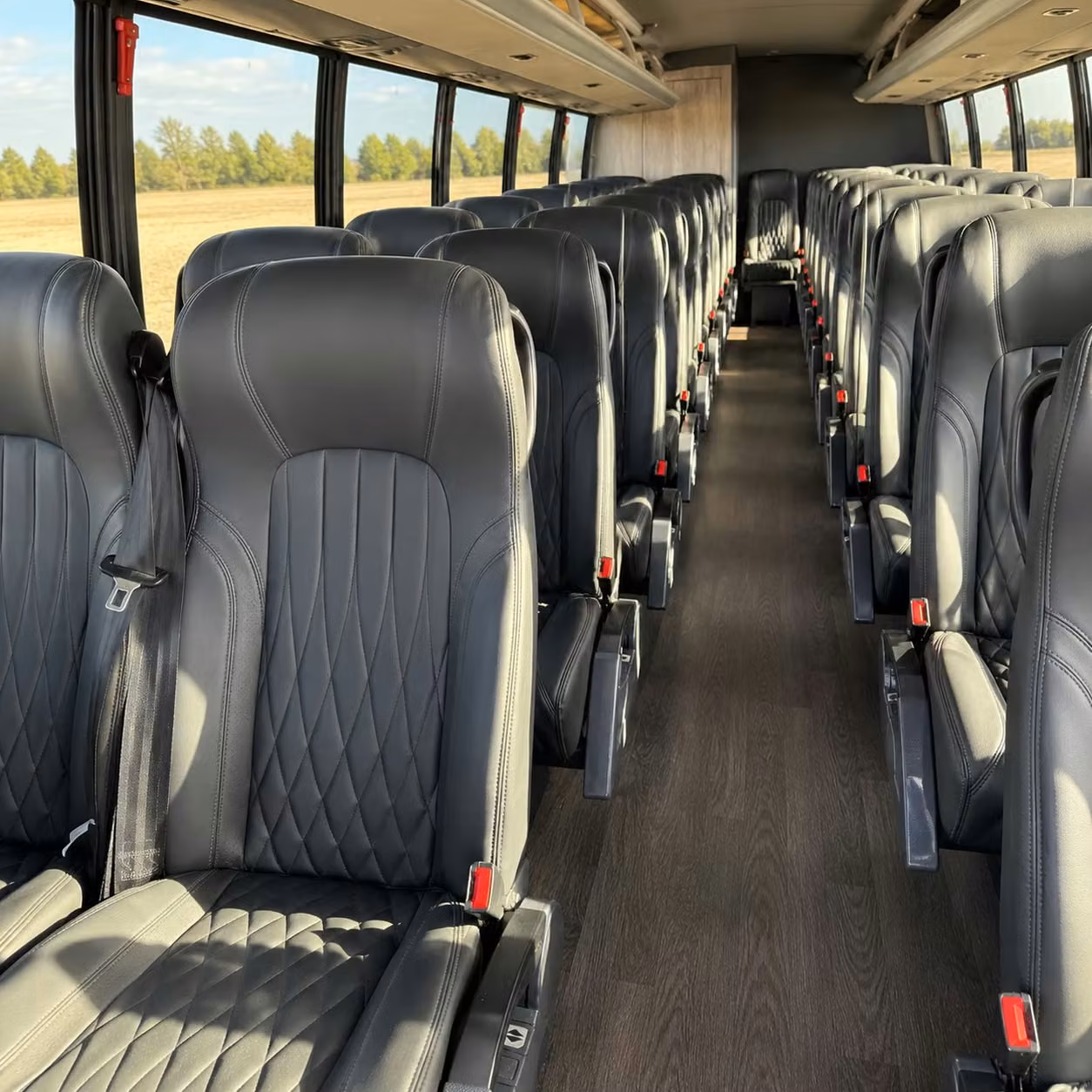 25 passenger minibus interior
