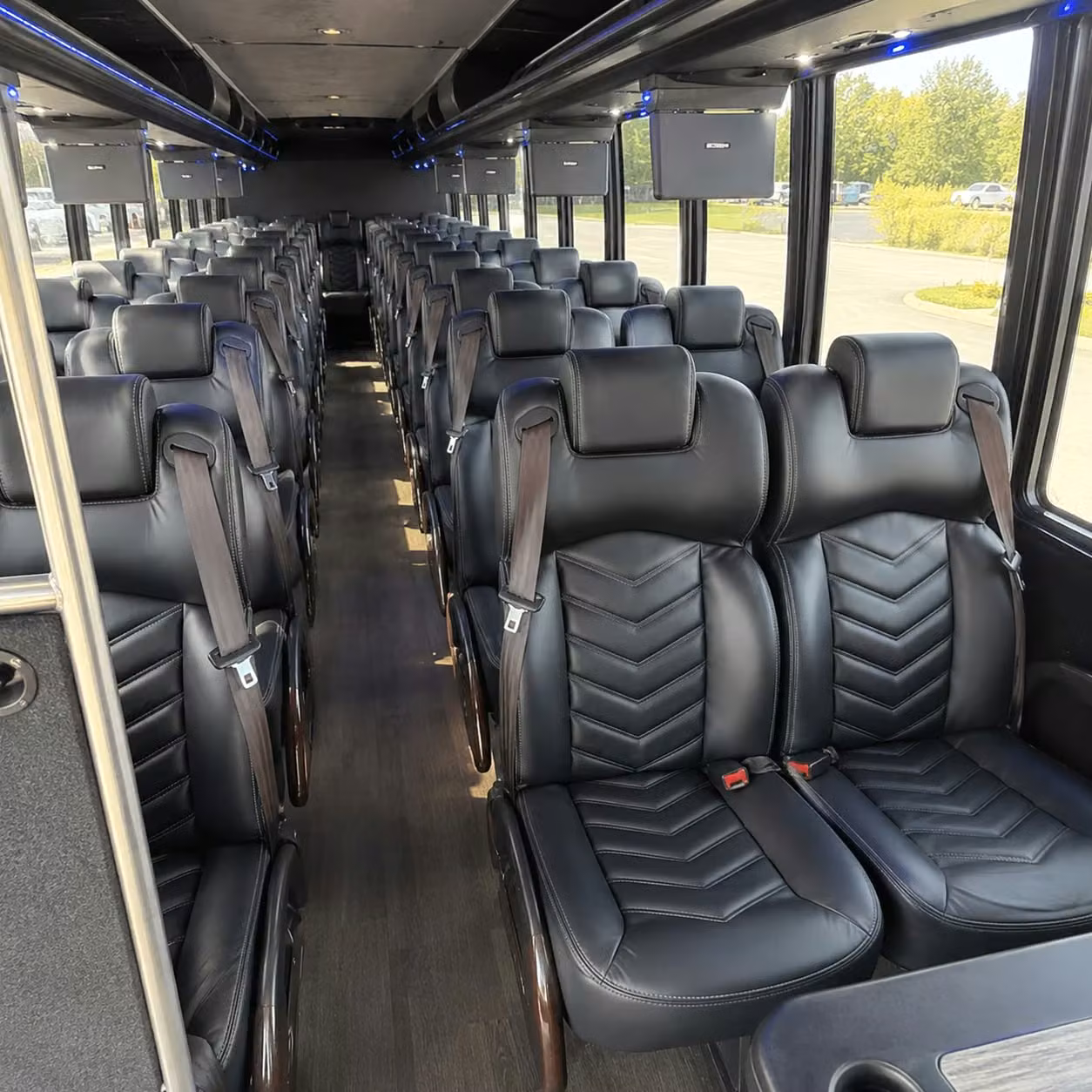 28 passenger minibus inside