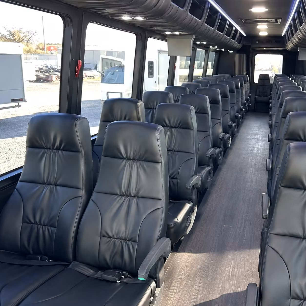 30 passenger minibus inside