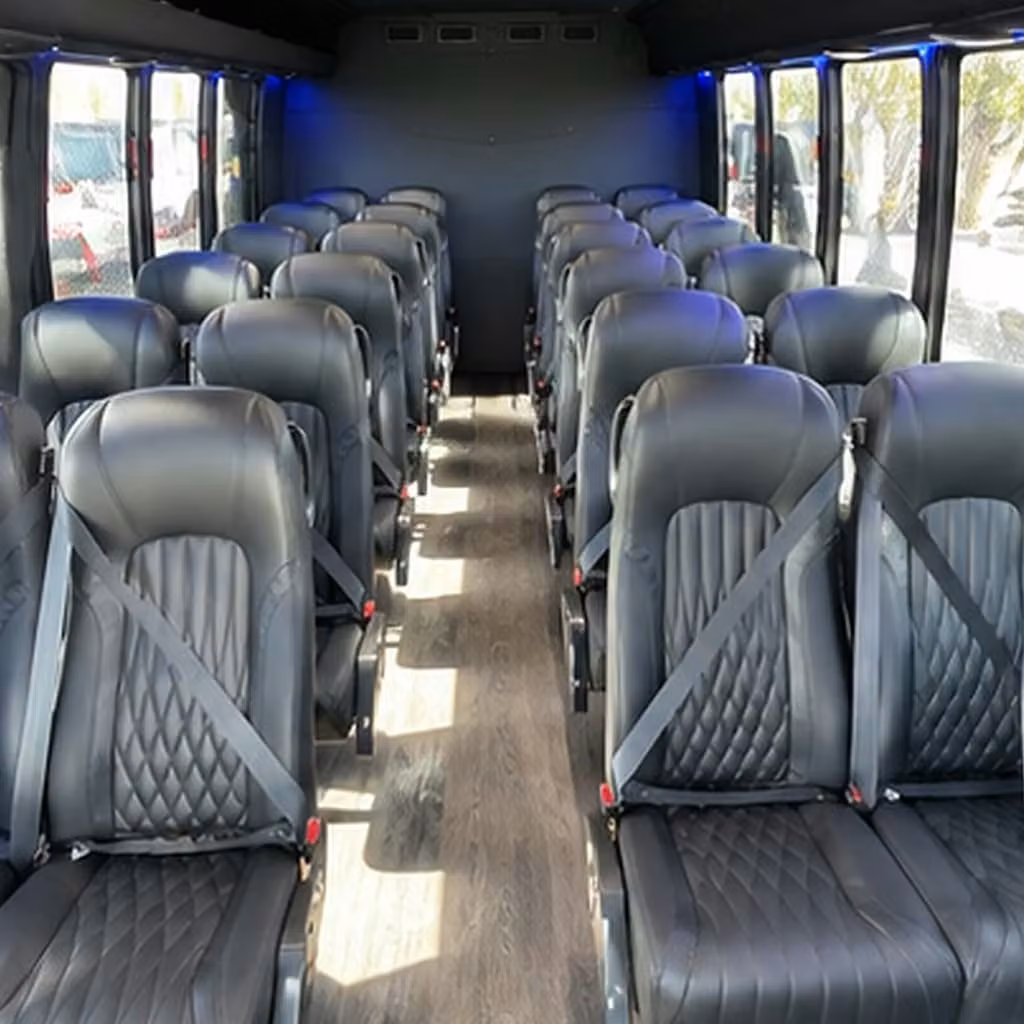35 passenger minibus interior