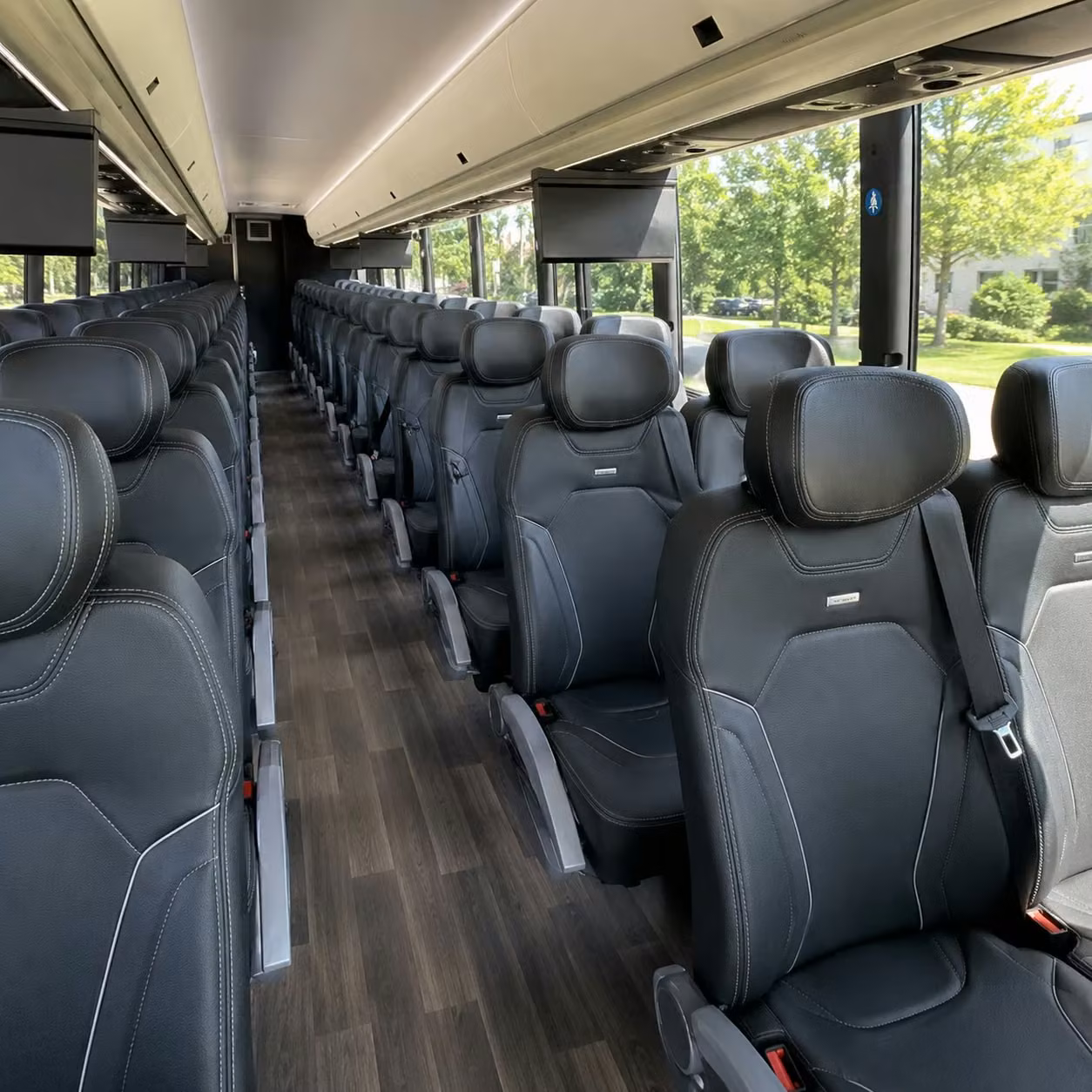 book a long distance charter bus from league city to houston for conventions and corporate events