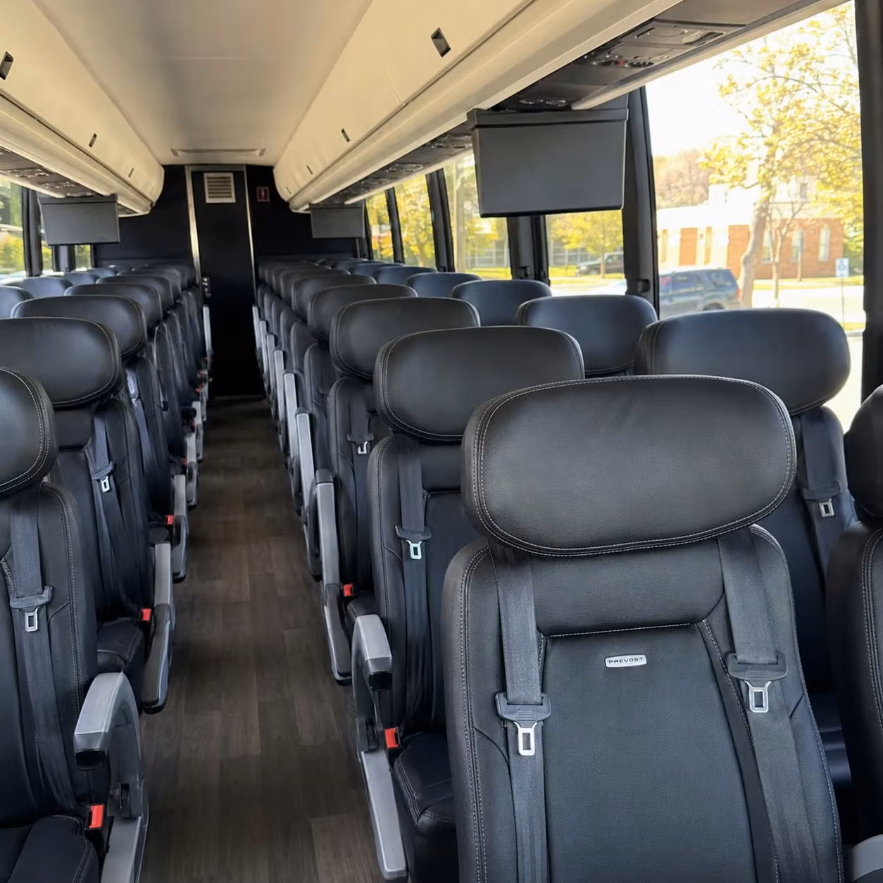 league city charter bus rental inside
